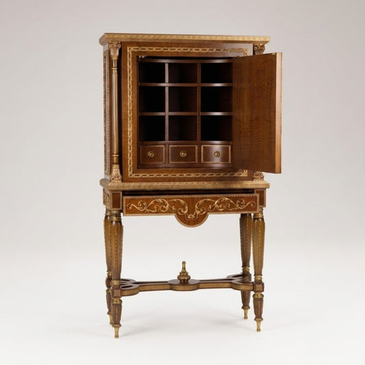 Louis XVI-Style Cabinet on Stand