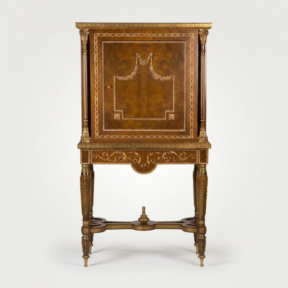 Louis XVI-Style Cabinet on Stand