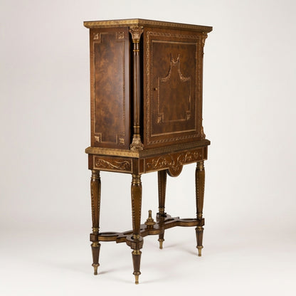 Louis XVI-Style Cabinet on Stand