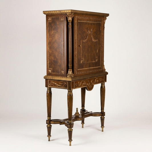 Louis XVI-Style Cabinet on Stand